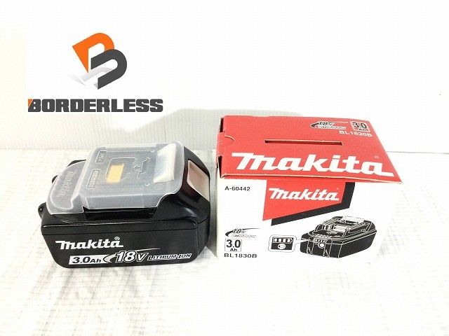 makita マキタ 18V 3.0Ah 純正 リチウムイオンバッテリー BL1830B 残量表示付 リチウムイオン電池 蓄電池 充電池118553
