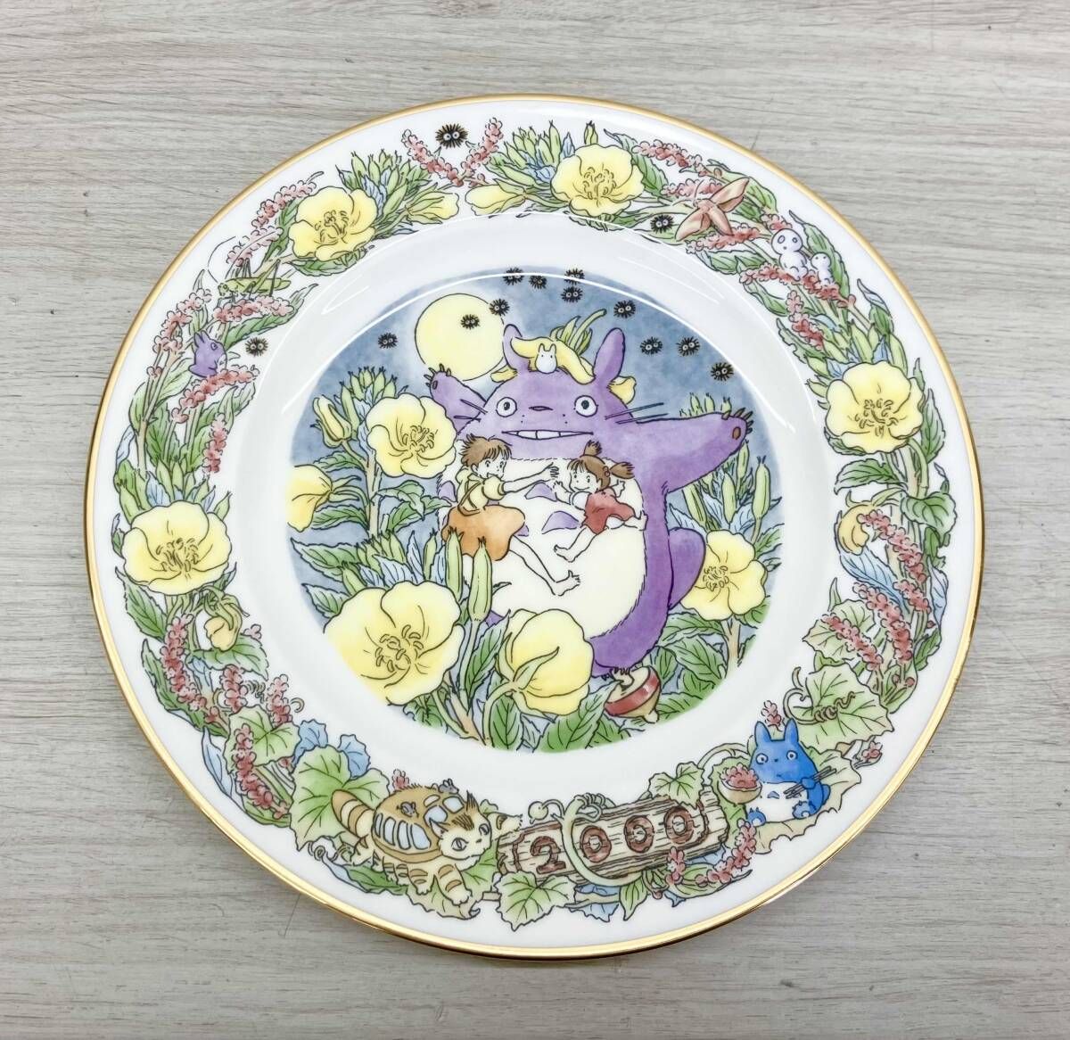 Noritake トトロ 2000年 イヤリープレート y59811 4601-00 ノリタケ となりのトトロ