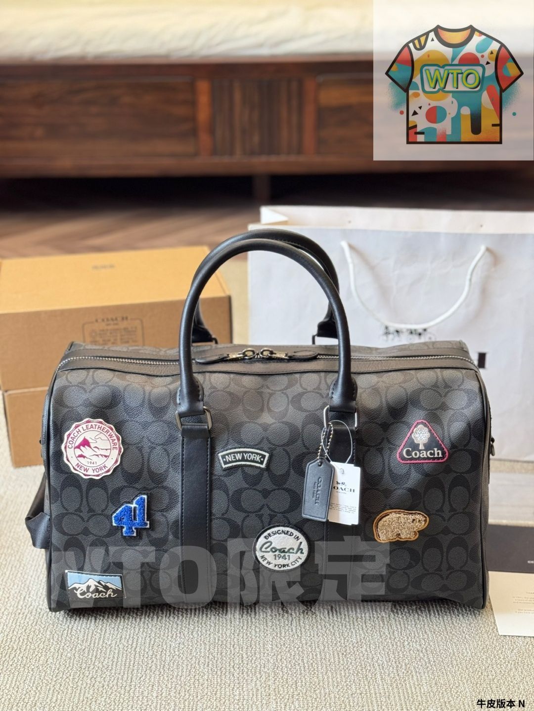  WTO通販 COACH Men s Travel Bag コーチ メンズ トラベルバッグ-WTO輸入-HSC 97 ショルダーバッグ ショルダーバッグ
