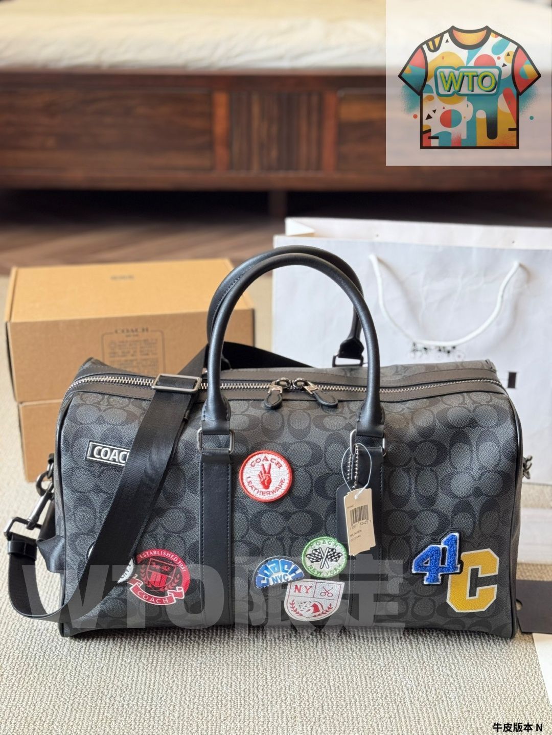 WTO通販 COACH Men s Travel Bag コーチ メンズ トラベルバッグ-WTO輸入-PIH30