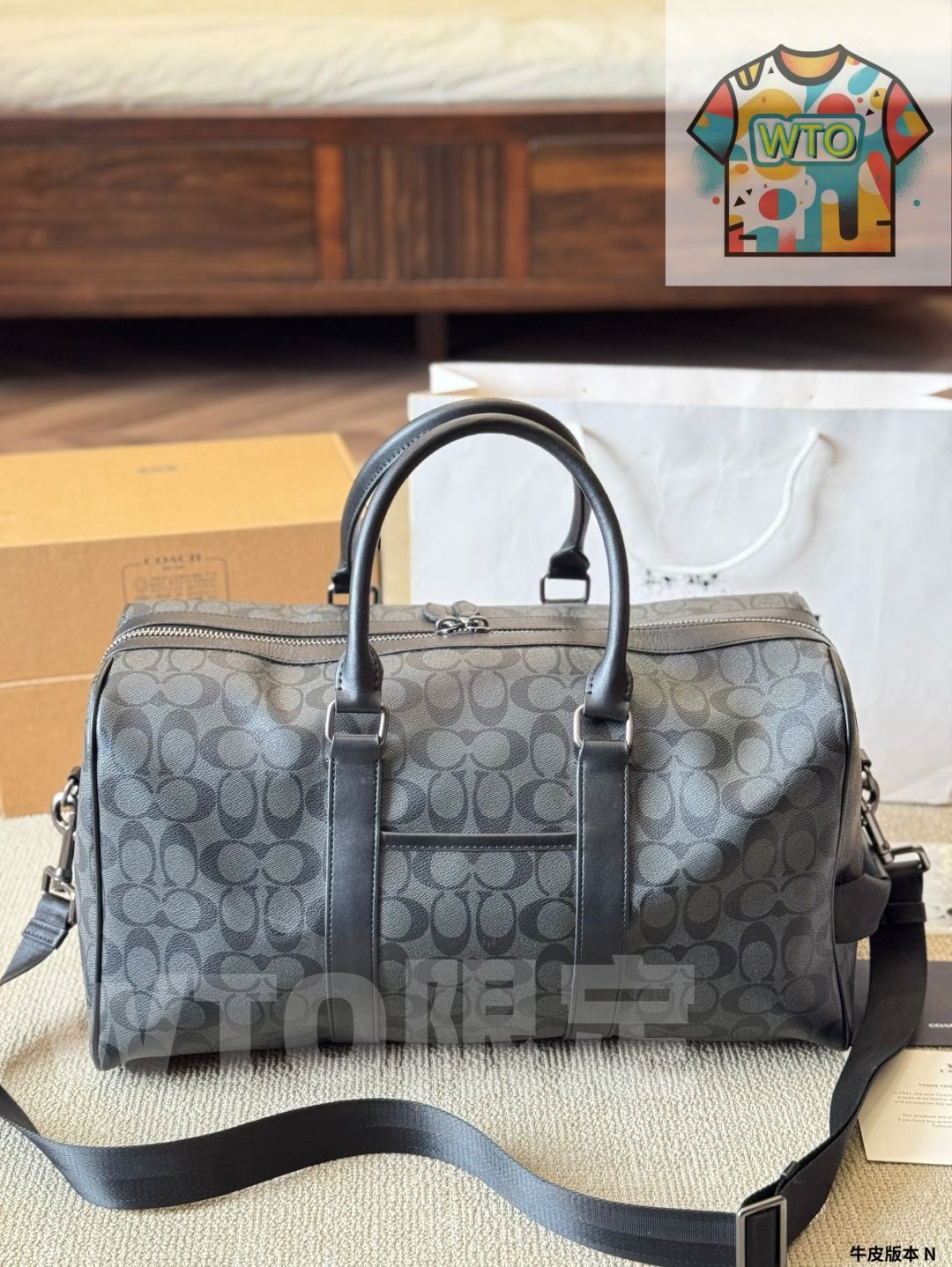  WTO通販 COACH Men s Travel Bag コーチ メンズ トラベルバッグ-WTO輸入-PIH 30 ハンドバッグ バッグ