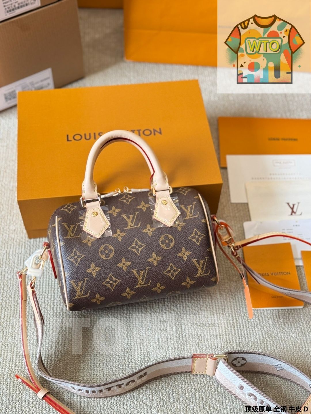 WTO通販 Louis Vuitton Speedy Nano Pillow Bag Retiro ルイ ヴィトン スピーディナノ ピローバッグ レティーロ-WTO輸入-VZF87