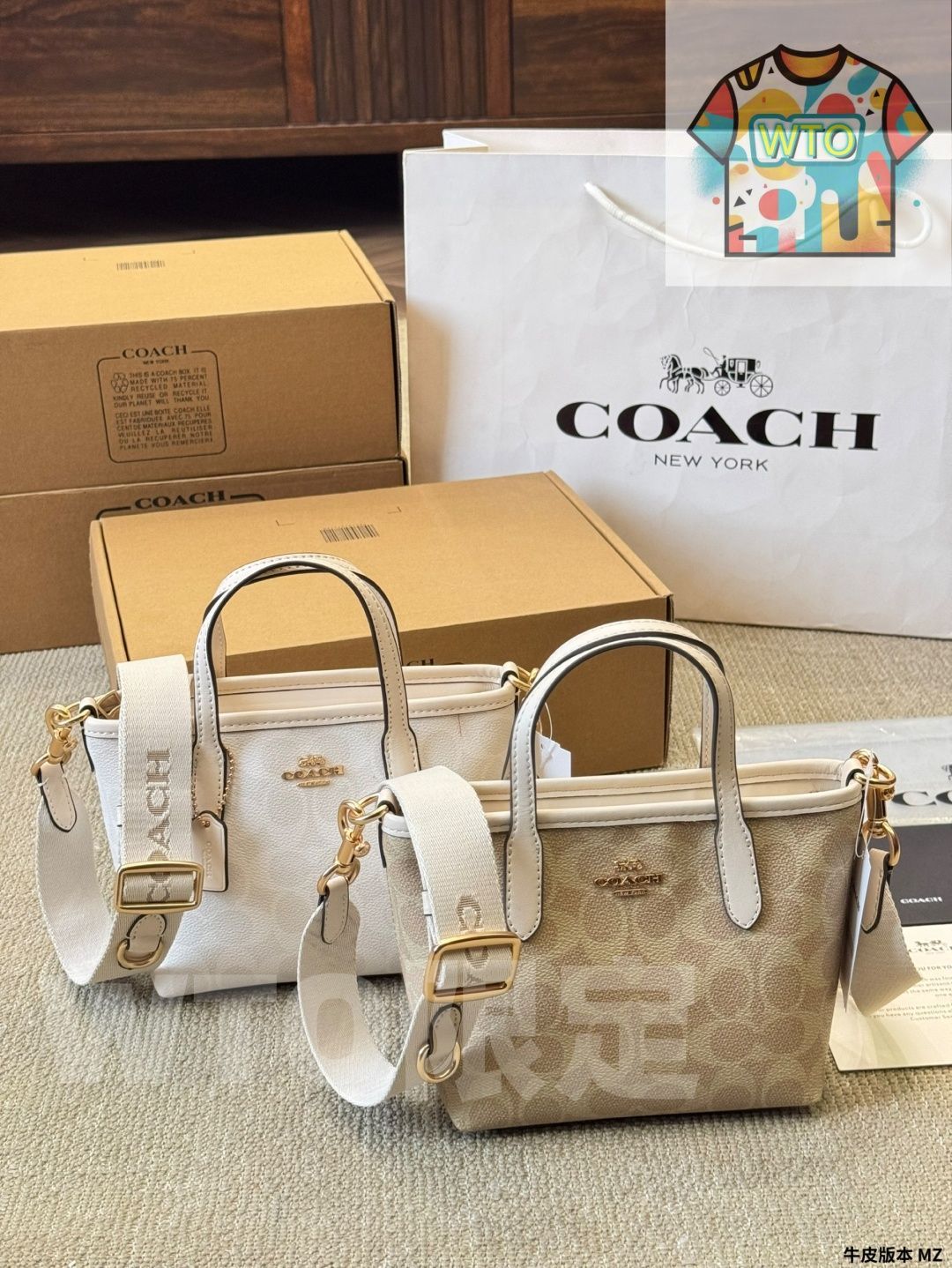 WTO通販 COACH City Mini Tote Bag コーチ シティ ミニ トートバッグ-WTO輸入-NGF13