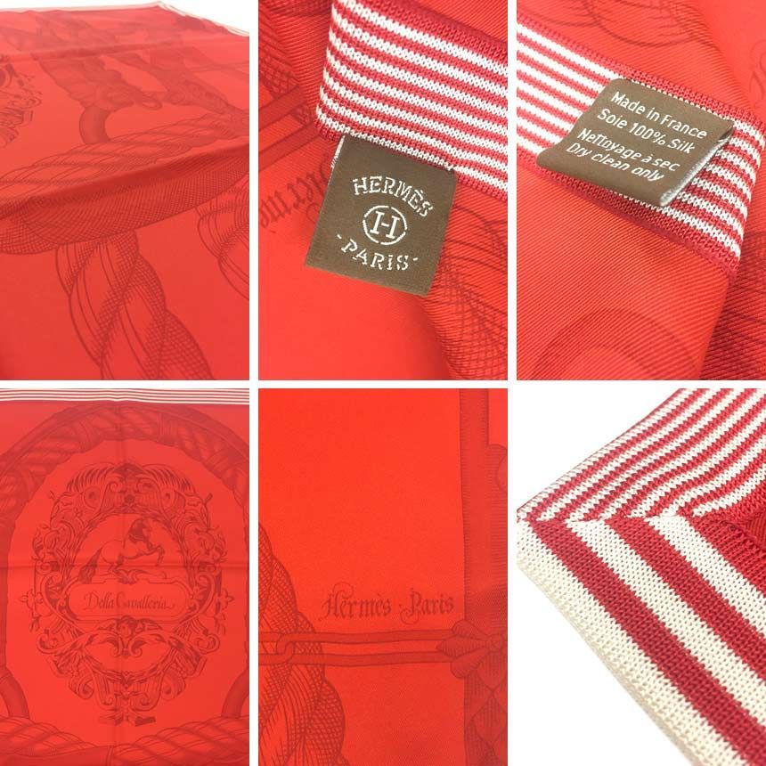 HERMES エルメス スカーフ カレ70 DELLA デッラ カヴァッレリア シルク 物 aq 11787