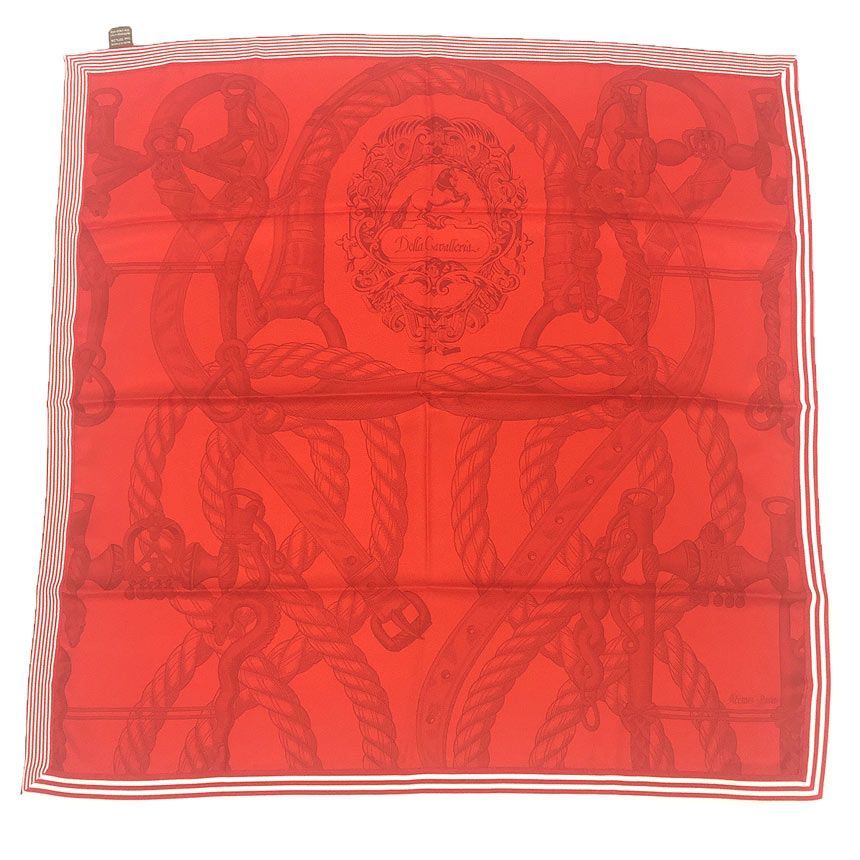 HERMES エルメス スカーフ カレ70 DELLA CAVALLERIA デッラ カヴァッレリア シルク 新古品 物 aq11787
