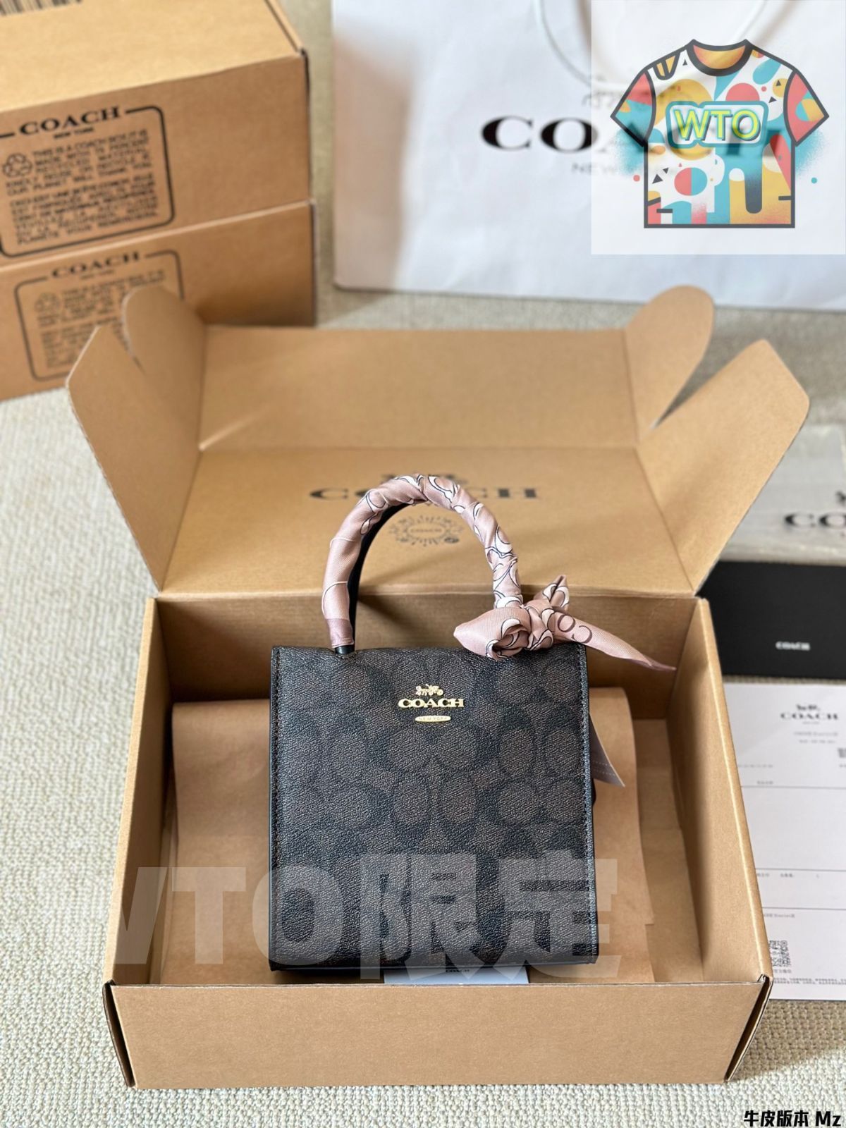 WTO通販 COACH Minically Music Score Bag コーチ ミニカリー 楽譜バッグ-WTO輸入-AJA64