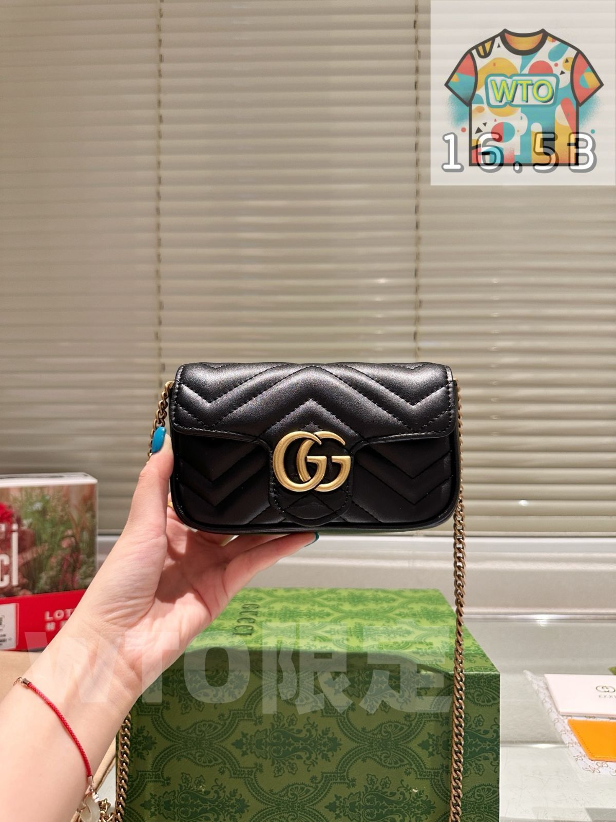  WTO通販 Gucci Marmont Mirror Pouch ～グッチ マーモント ミラー ポーチ～-WTO輸入-OAE 36 ショルダーバッグ ショルダーバッグ