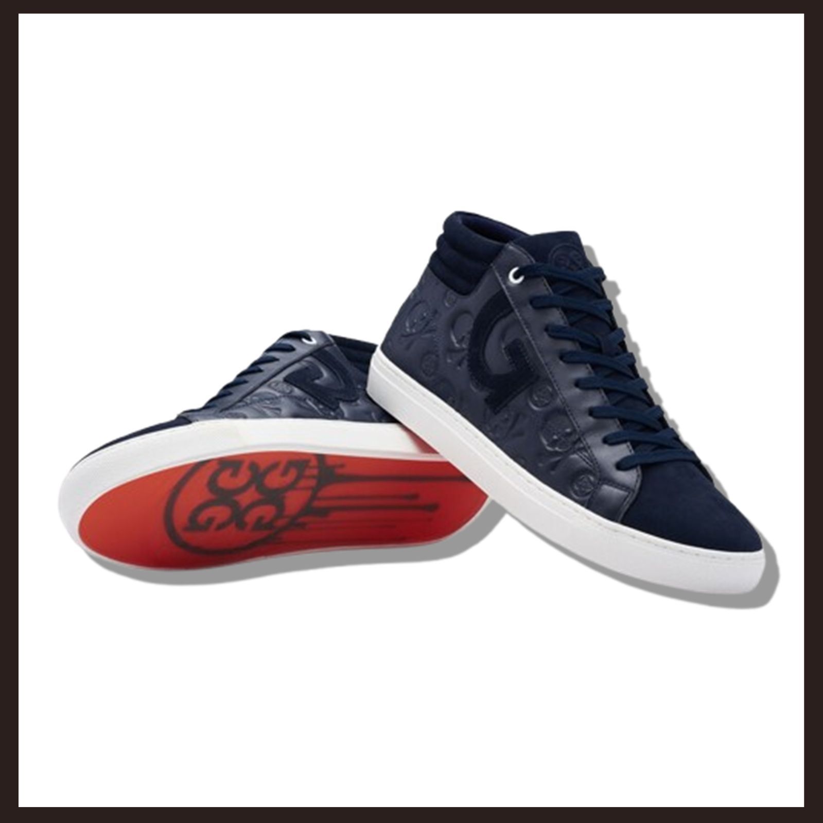 G FORE デボス チャッカ スパイクレスゴルフシューズ ネイビー 26cm ジーフォア