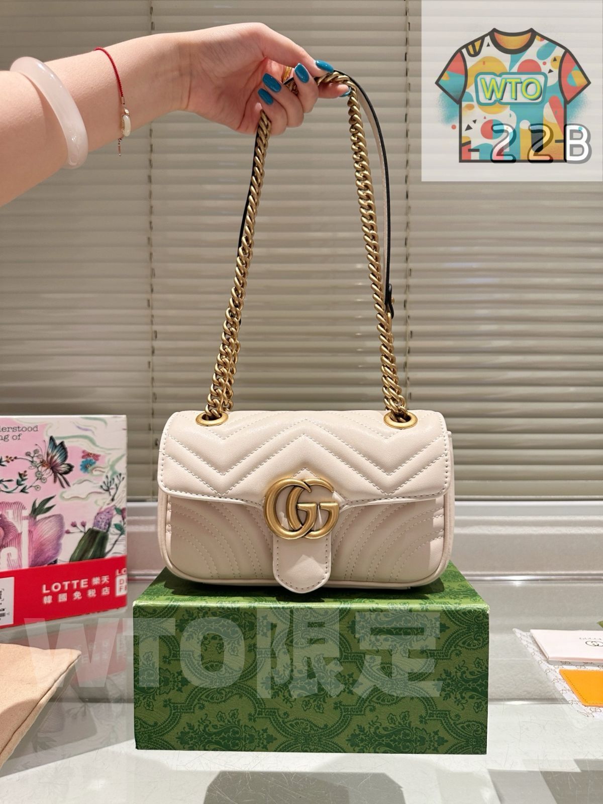 WTO通販 Gucci Marmont Mirror Pouch ～グッチ マーモント ミラー ポーチ～-WTO輸入-LOW82