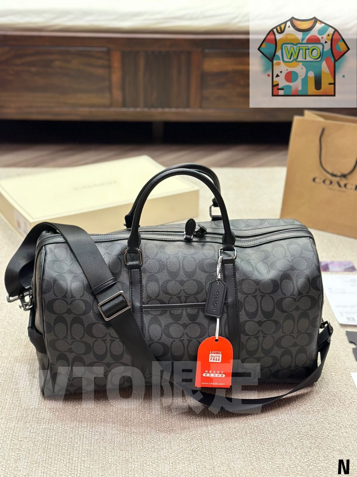 WTO通販 COACH Men s Travel Bag コーチ メンズ トラベルバッグ-WTO輸入-HCE29