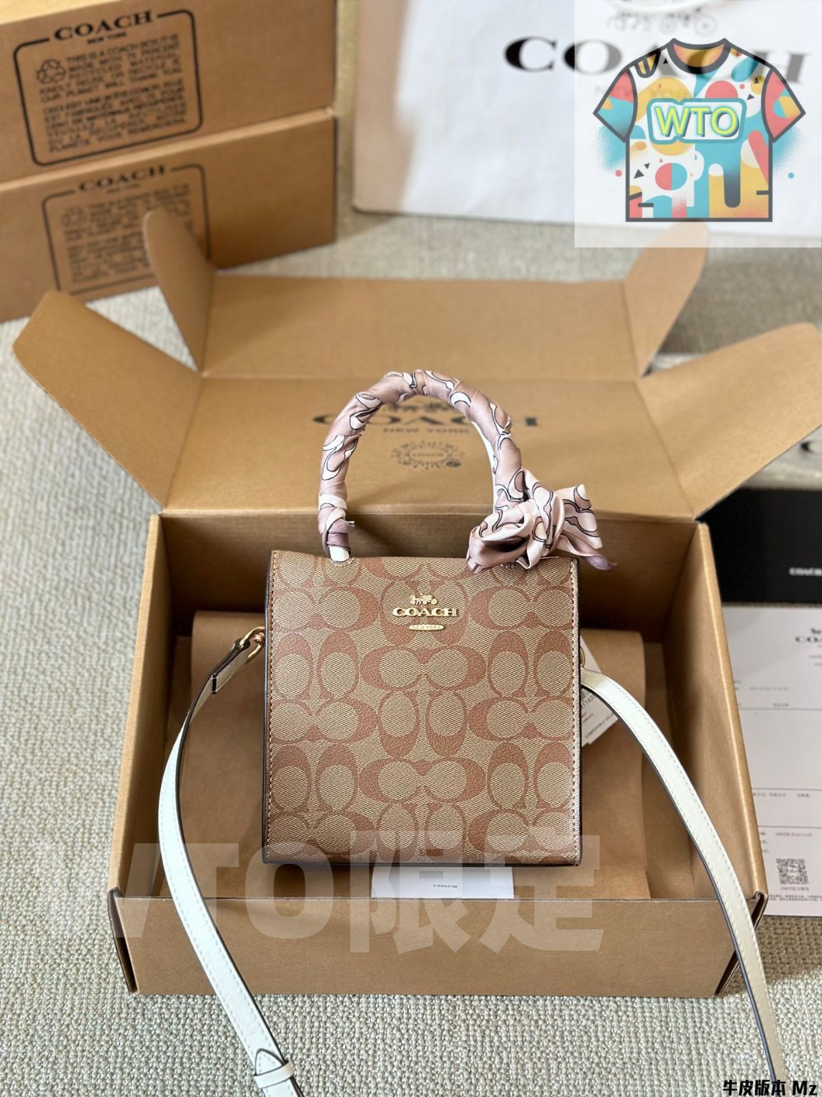 WTO通販 COACH Minically Music Score Bag コーチ ミニカリー 楽譜バッグ-WTO輸入-AZL53