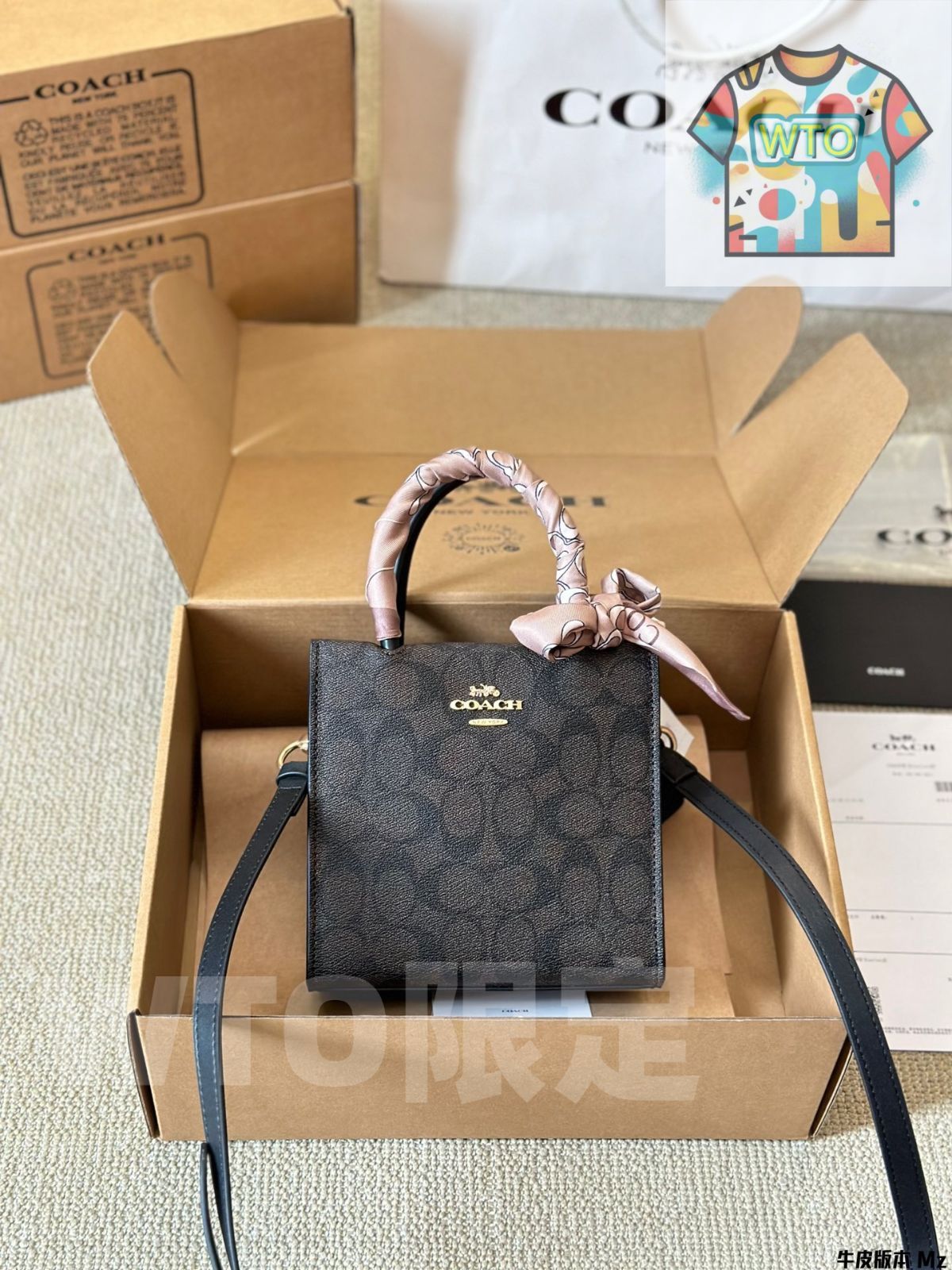 WTO通販 COACH Minically Music Score Bag コーチ ミニカリー 楽譜バッグ-WTO輸入-AJA64