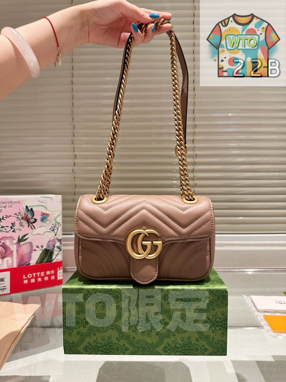 WTO通販 Gucci Marmont Mirror Pouch ～グッチ マーモント ミラー ポーチ～-WTO輸入-LOW82