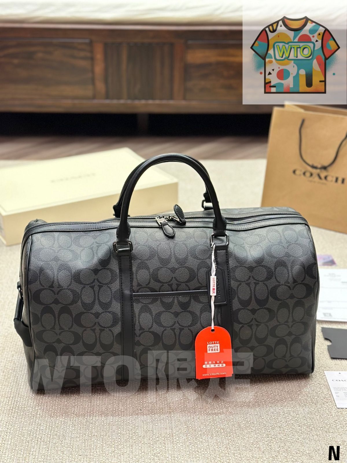 WTO通販 COACH Men s Travel Bag コーチ メンズ トラベルバッグ-WTO輸入-HCE29
