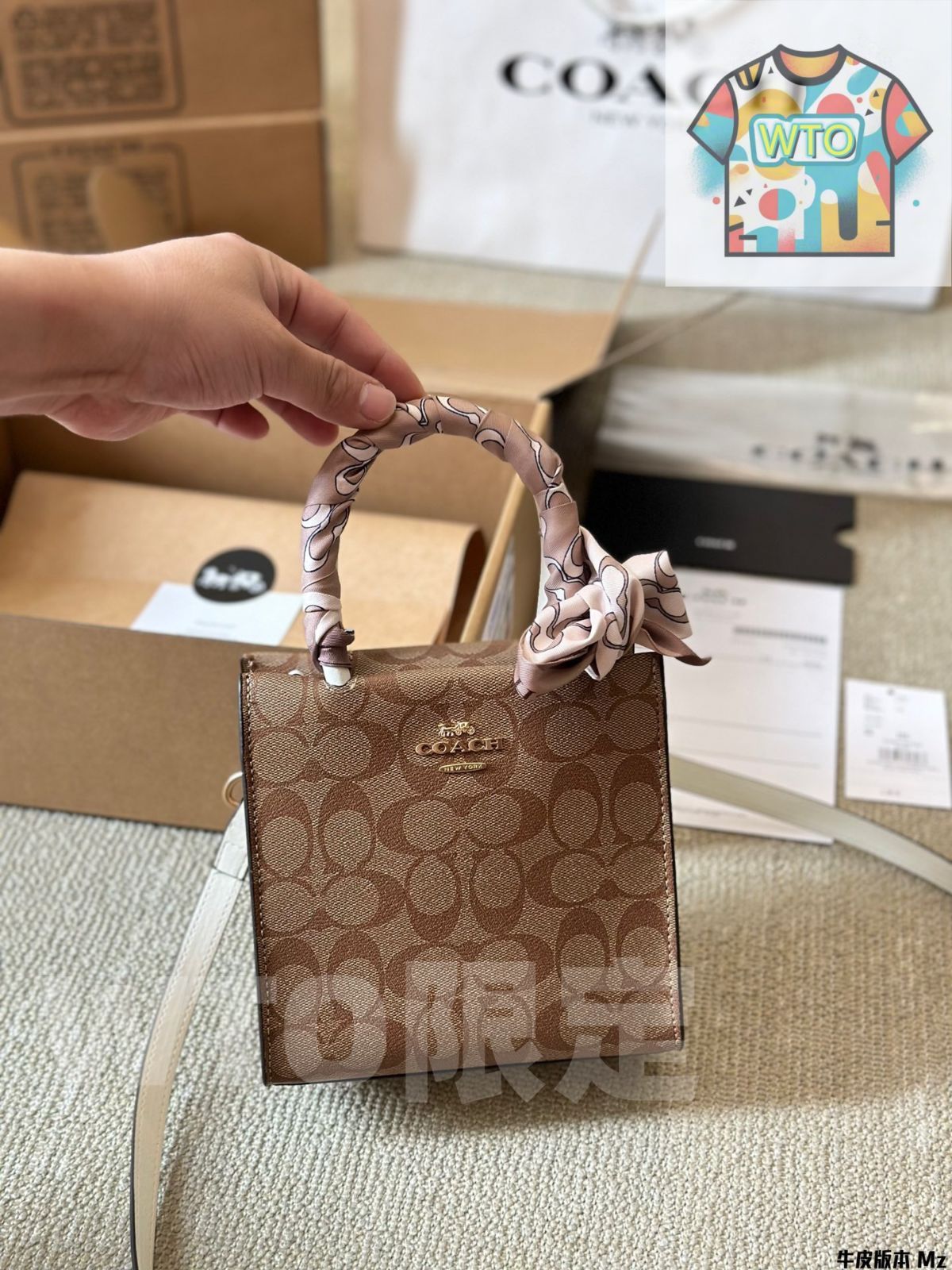 WTO通販 COACH Minically Music Score Bag コーチ ミニカリー 楽譜バッグ-WTO輸入-AZL53