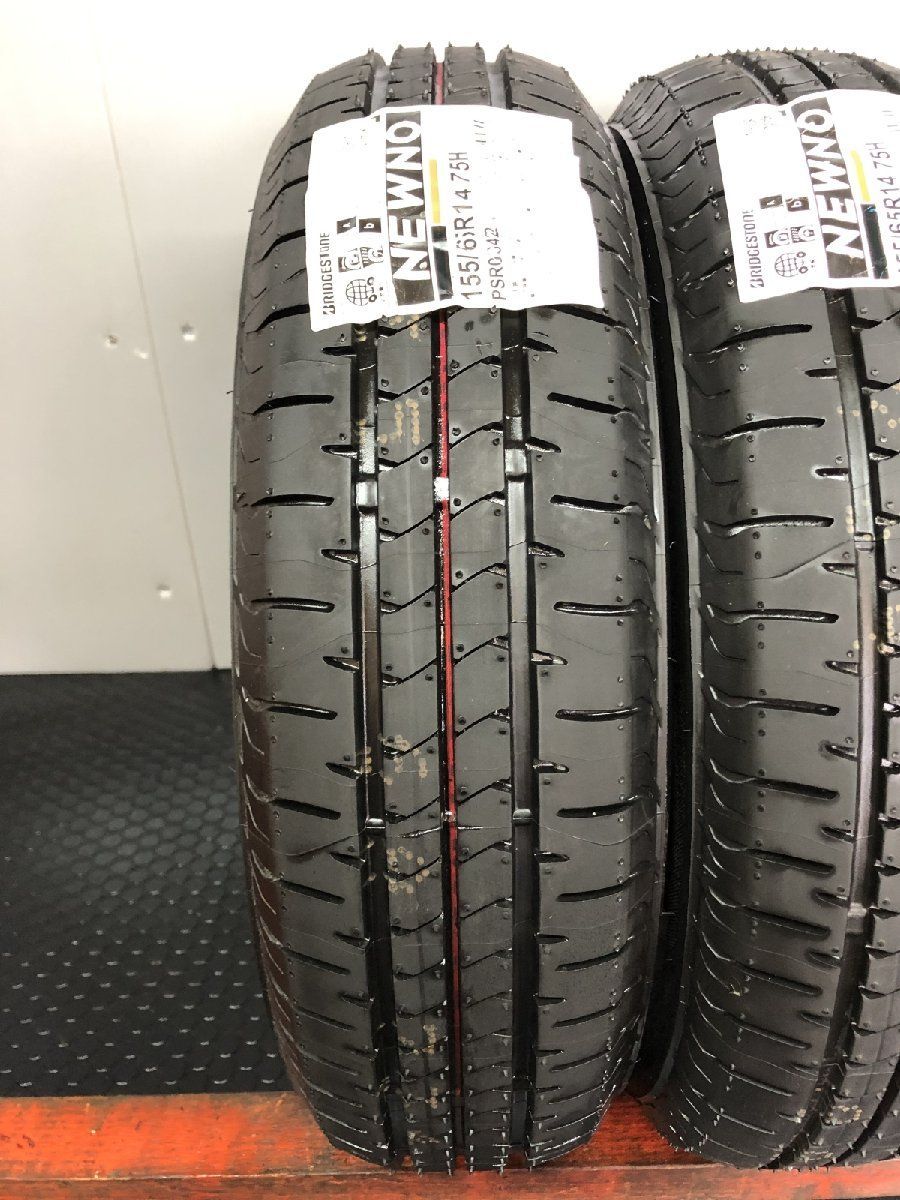 製 BS NEWNO 155 65 R 14 75 H 14インチ 夏タイヤ 4本 シフォン タント ルクラ 1 ルークス ミラトコット等 STV 007