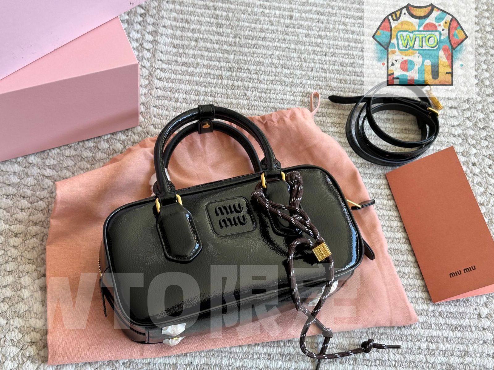 WTO通販 Miu Miu Bowling Briefcase ～ミュウミュウ ボーリング ブリーフケース-WTO輸入-WFC04