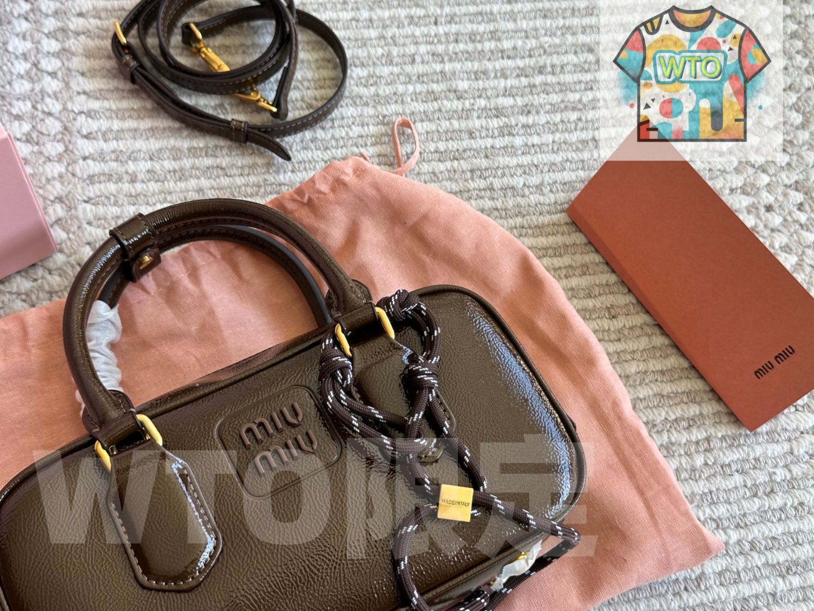 WTO通販 Miu Miu Bowling Briefcase ～ミュウミュウ ボーリング ブリーフケース-WTO輸入-APT72