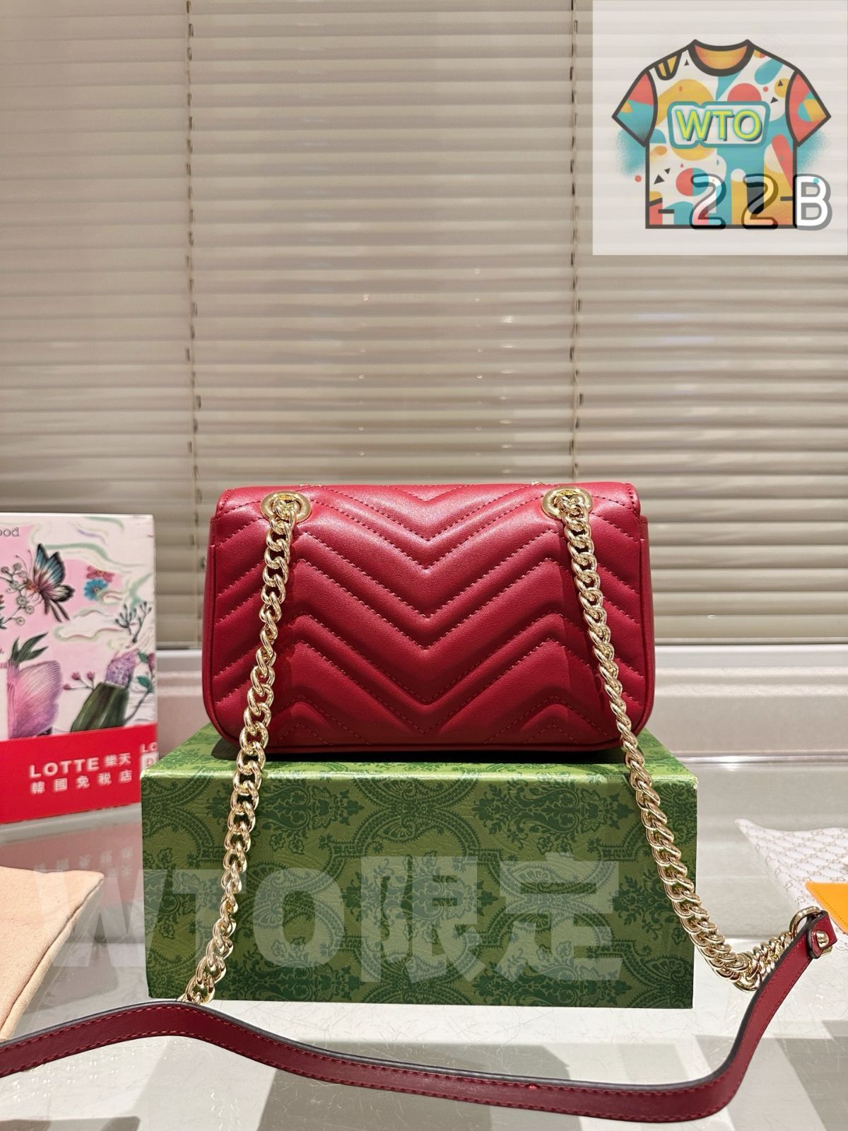 WTO通販 Gucci Marmont Mirror Pouch ～グッチ マーモント ミラー ポーチ～-WTO輸入-YBB69