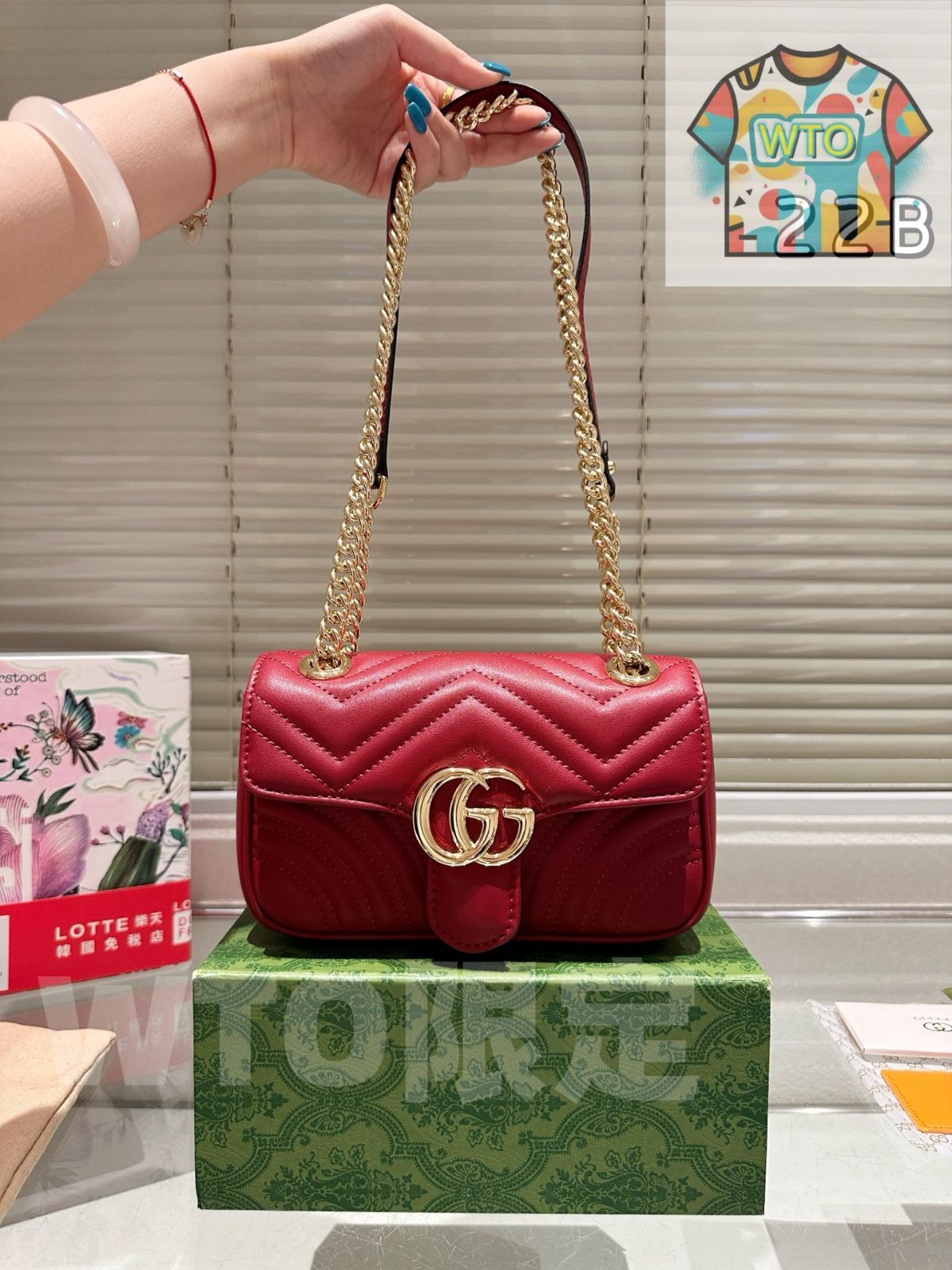 WTO通販 Gucci Marmont Mirror Pouch ～グッチ マーモント ミラー ポーチ～-WTO輸入-YBB 69