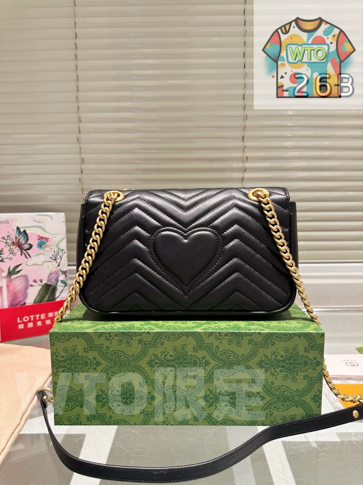 WTO通販 Gucci Marmont Mirror Pouch ~グッチ マーモント ミラー ポーチ~-WTO輸入-SQQ35