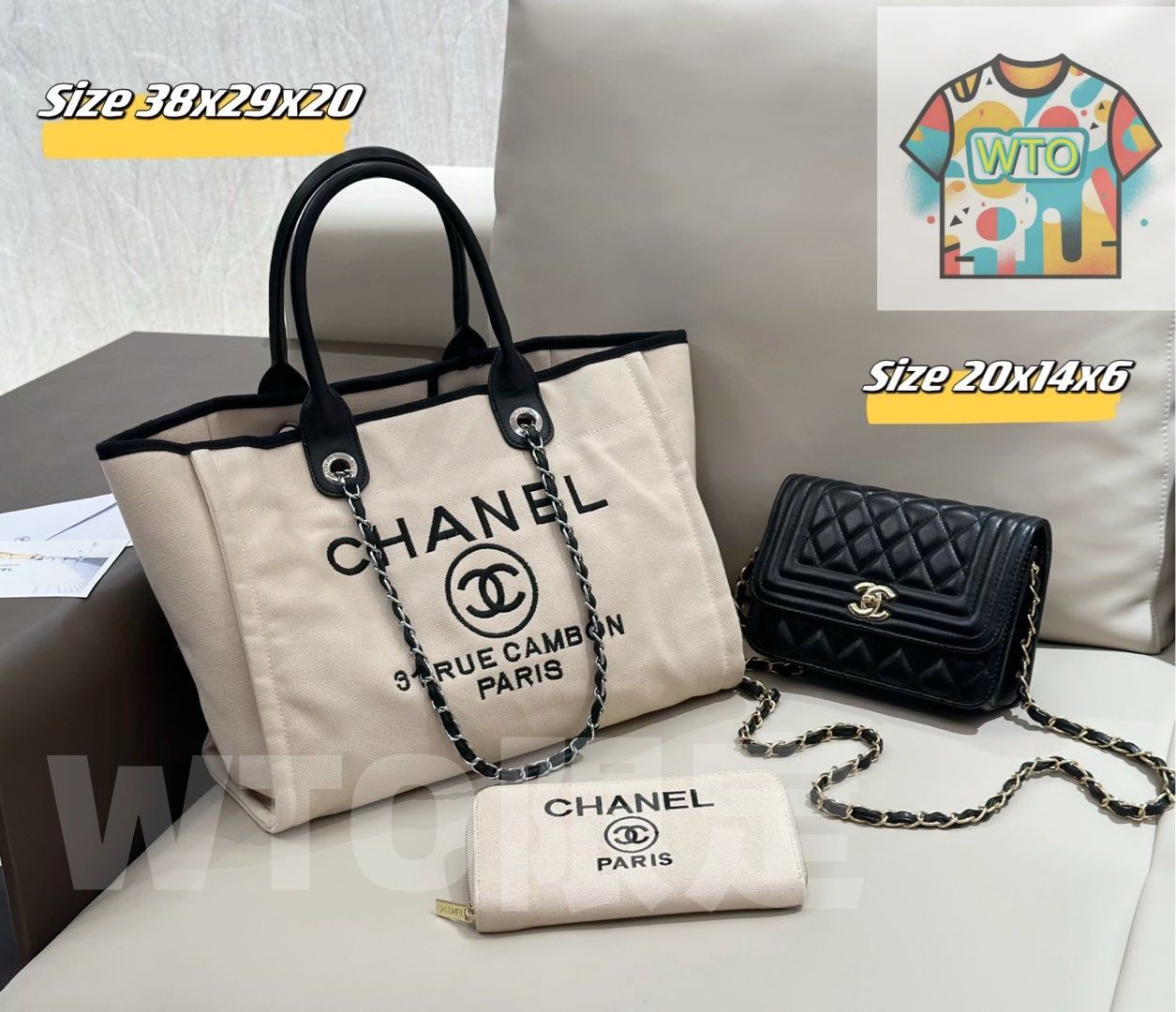  WTO通販 Chanel シャネル パック 三つの割引価格-WTO輸入-MKZ 62 ハンドバッグ バッグ