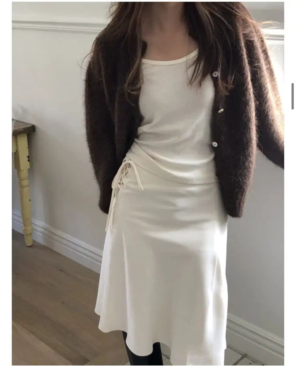  バーベイン LUCY アルパカ ホールガーメント カーディガン 長袖 カーディガン ボレロ アンサンブル