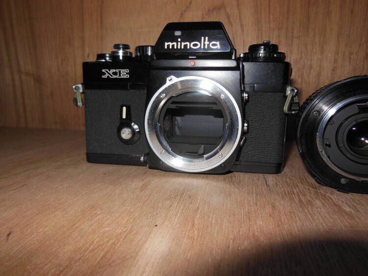 MINOLTA ミノルタ XE MD macro 50 f3.5 フィルムカメラ 動作 済み