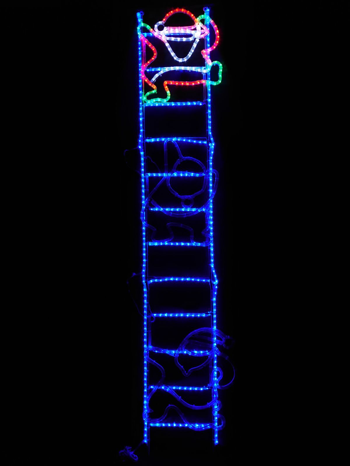 イルミネーション はしごサンタ