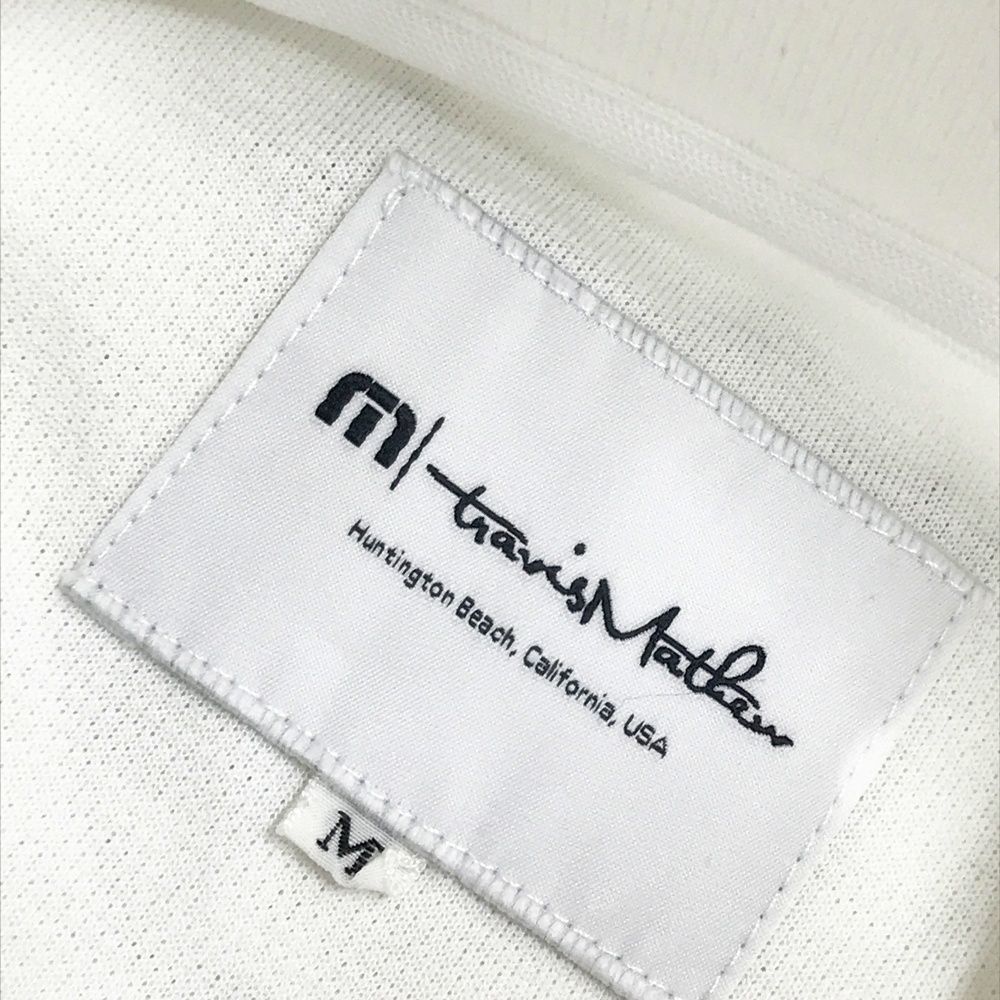 サイズ：M TRAVIS MATHEW トラビスマシュー 半袖ポロシャツ 総柄