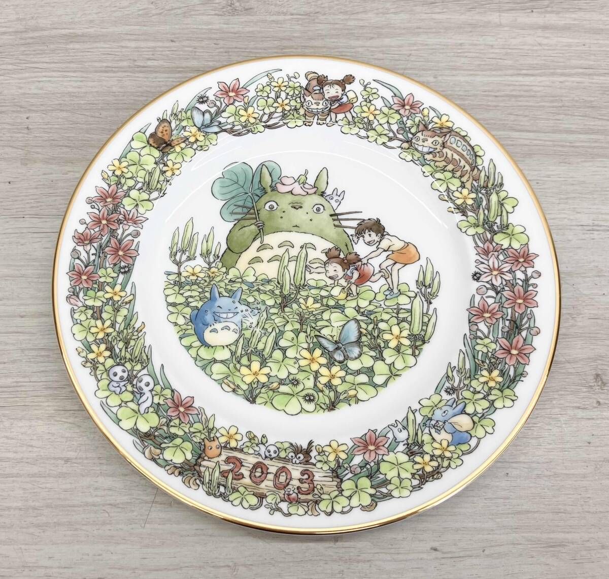 Noritake 2003 トトロ イヤリープレート Y59811 4601-03 ノリタケ となりのトトロ