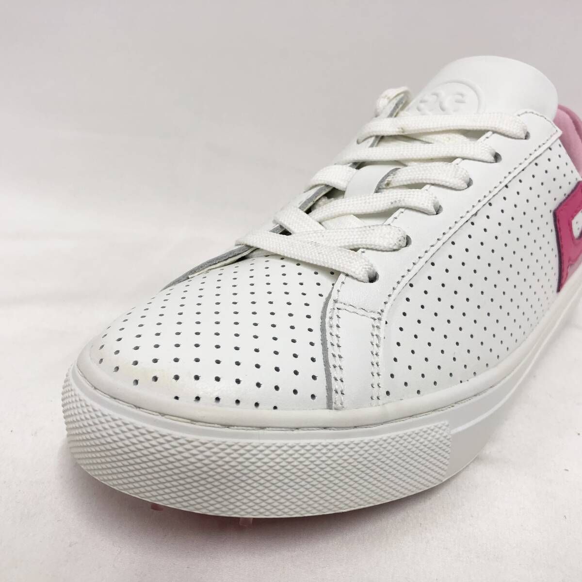 新品 未使用 割引 G/FORE ツートーン パーフ デューフ スパイクレス