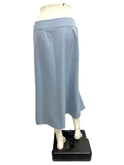 新古品 SCAPA スキャパ スカート サイズ40 ブルー ミモレ丈 レディース_S23_セルモアから _s-0713-r23