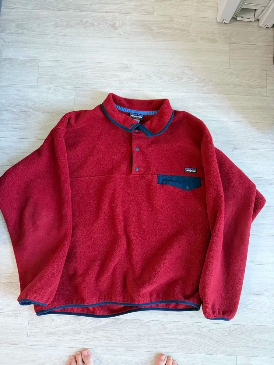 パタゴニア ヴィンテージ Synchilla シンチラ スナップTシャツ L