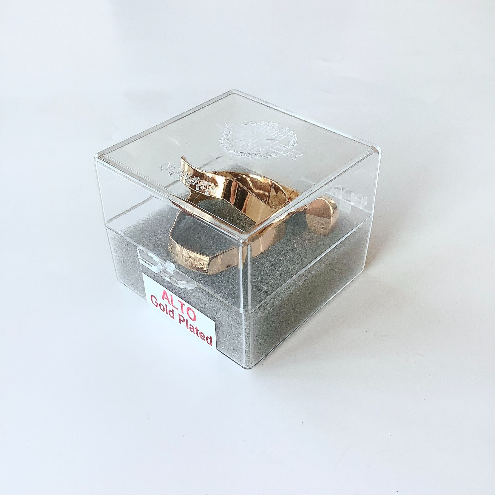 アルトサックスリガチャー セルマー ゴールドプレート