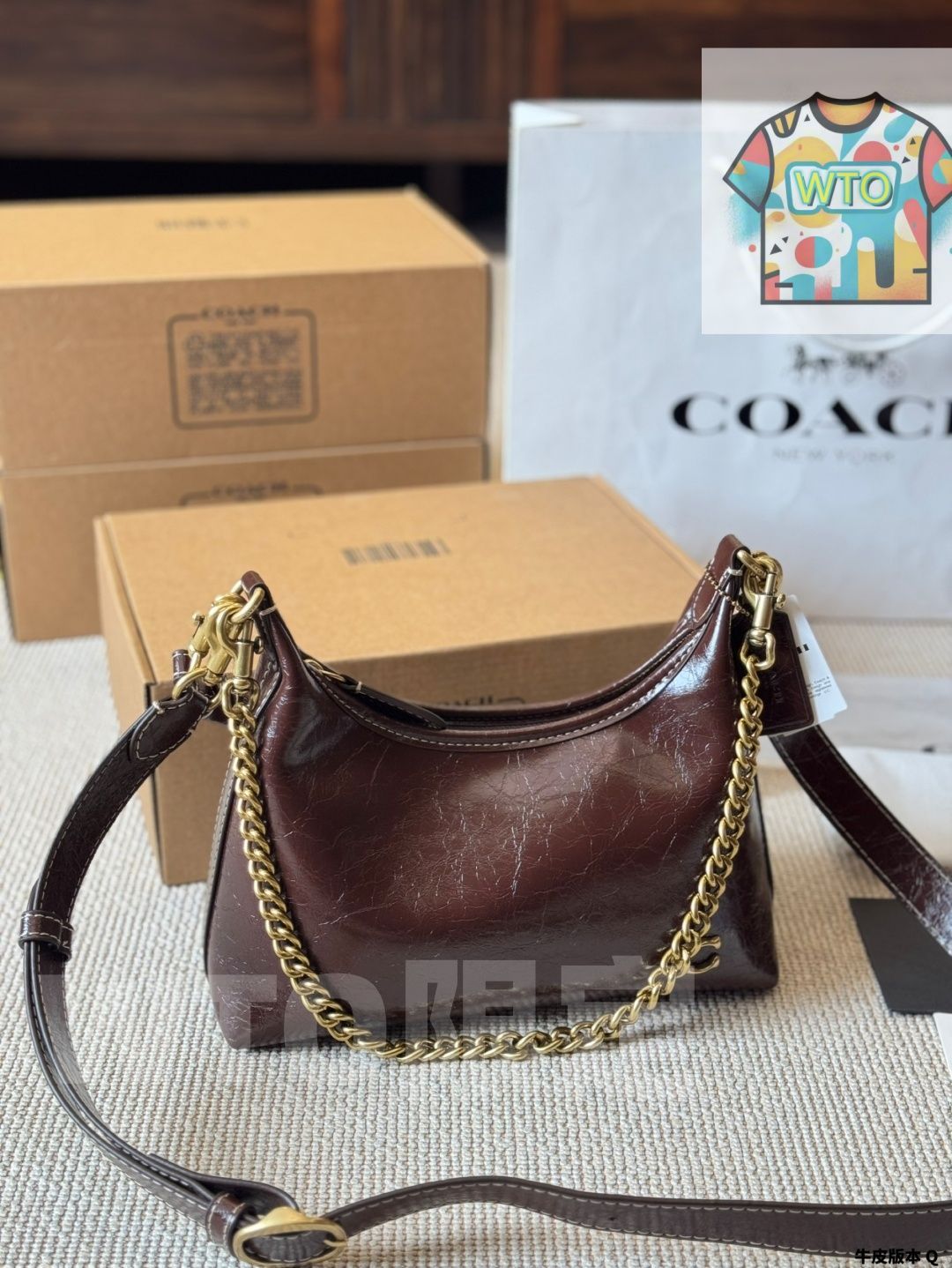 WTO通販 Coach コーチ ジュリエット ホーボー 復古的なスウィートクール感が満載-WTO輸入-VWL54