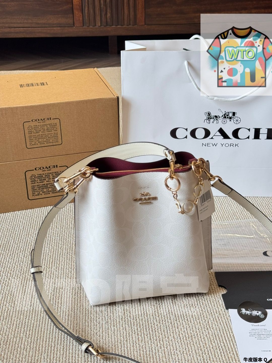 WTO通販 COACH コーチ モリー バケット 使いやすい WTO輸入 IKB 36
