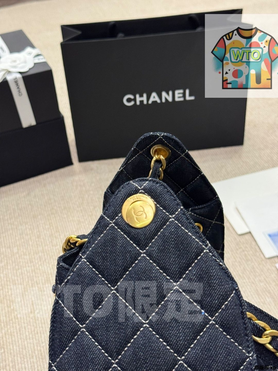  WTO通販 Chanel シャネル ライトブルーデニムホーボー 非常に柔らかい-WTO輸入-RIV 51 ハンドバッグ バッグ