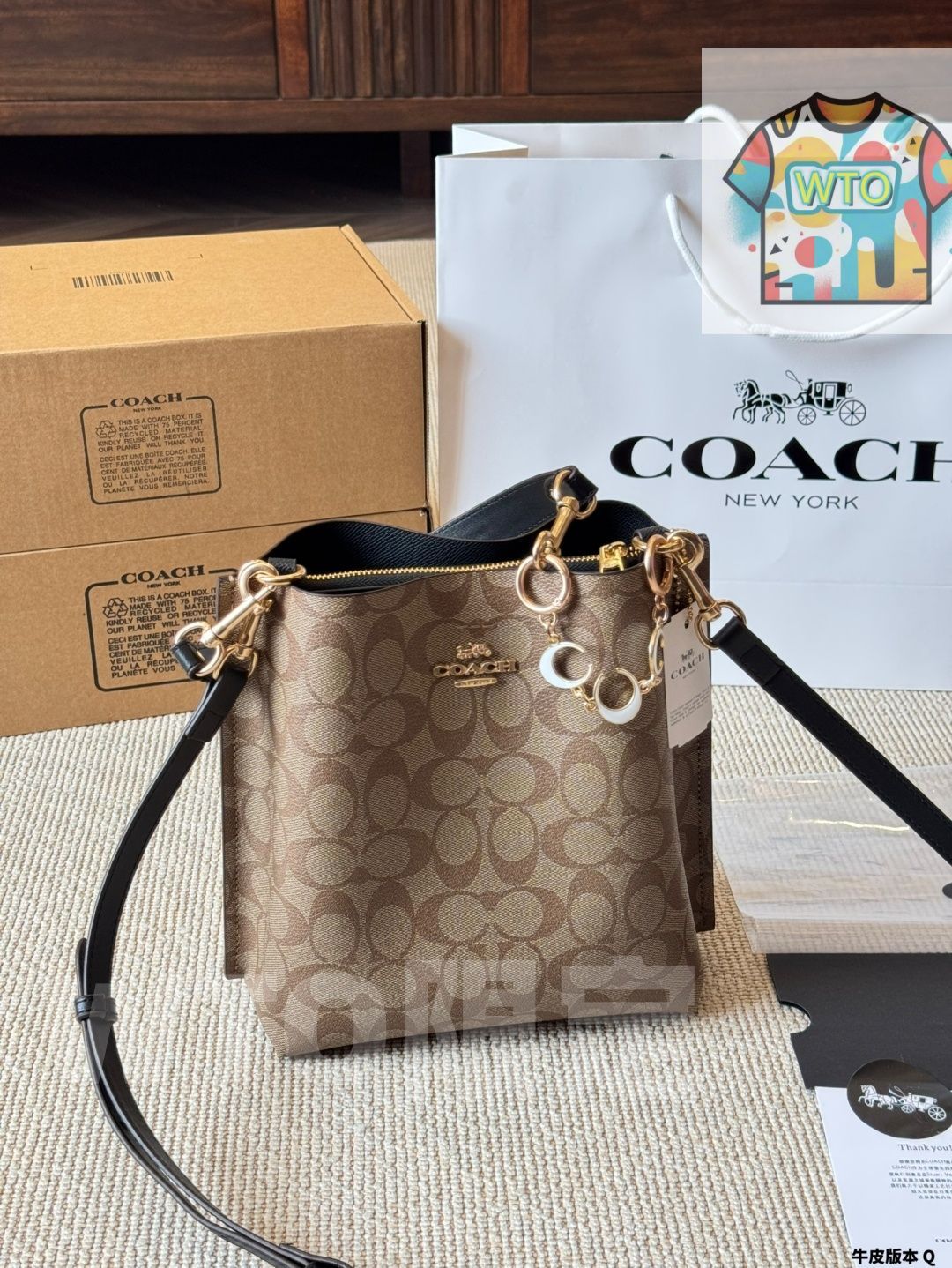 WTO通販 COACH コーチ モリー バケット 使いやすい-WTO輸入-IKB36