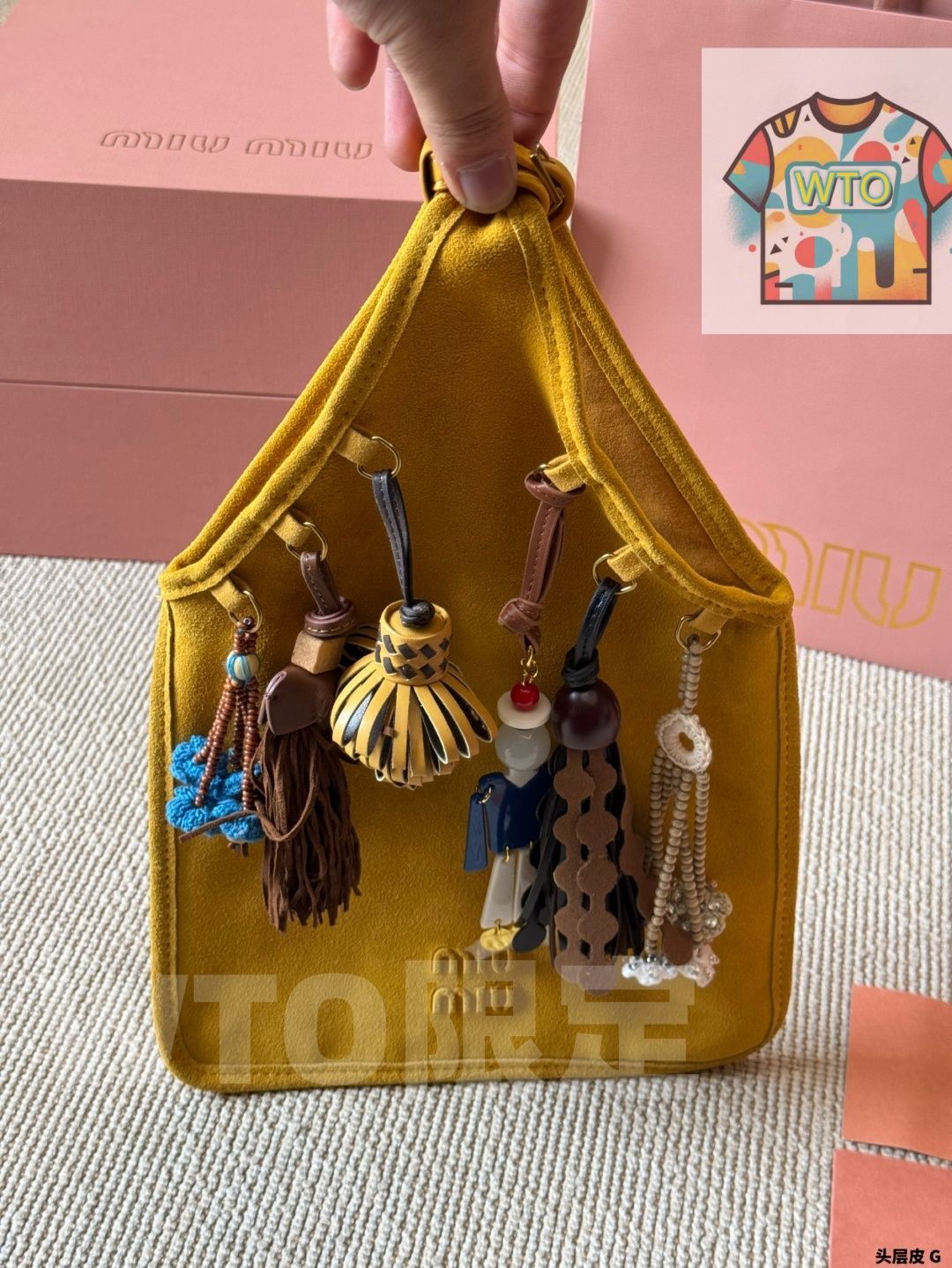 スエードバッグ