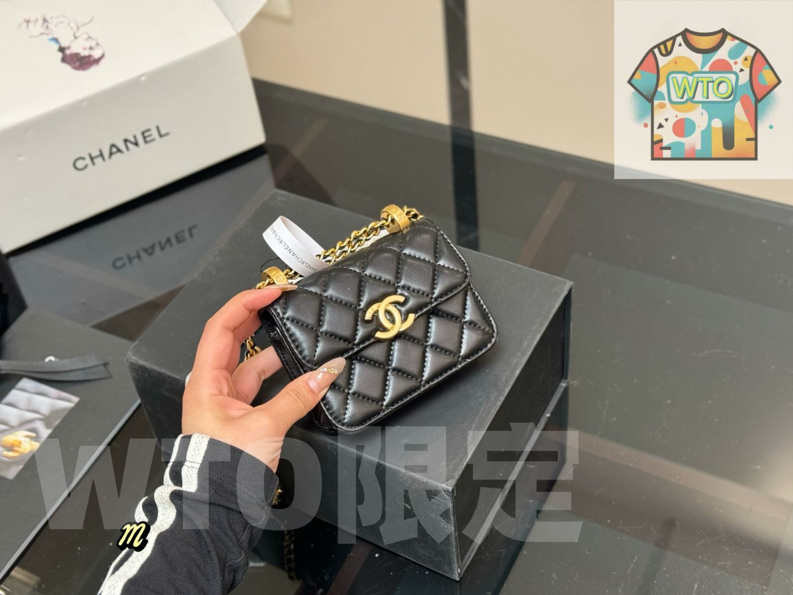 WTO通販 Chanel シャネル ミニウォークオブクラン ボックス付き 品質に優れ-WTO輸入-LWO01