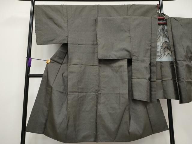 平和屋着物 上 男性 紬 アンサンブル 120亀甲 総詰め CYAA3709s5