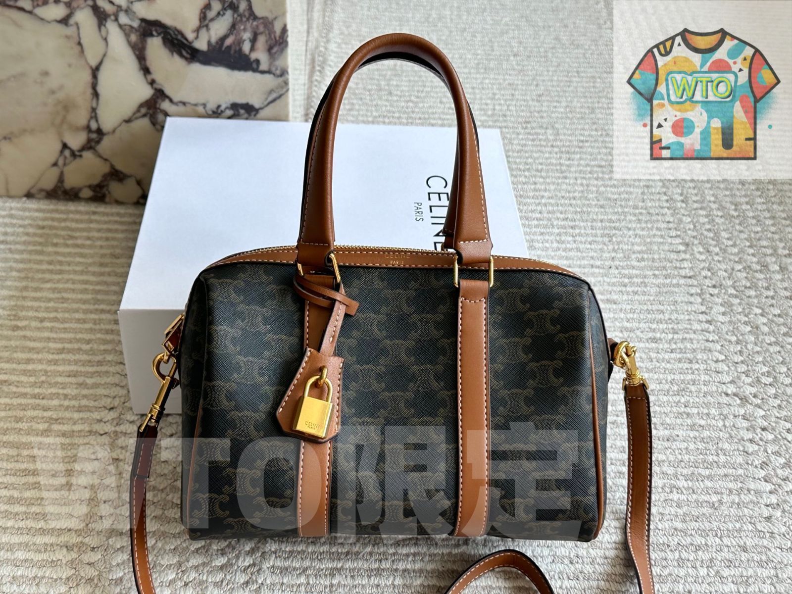 WTO通販 Celine セリーヌ ピローバッグ ボックス付き 復古的でセクシー 万能コーディネート -WTO輸入-ZZY87