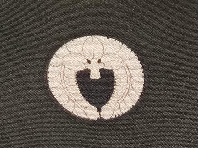 平和屋着物□極上 アンティーク 大正ロマン 振袖 駒刺繍 飛鶴流水枝花