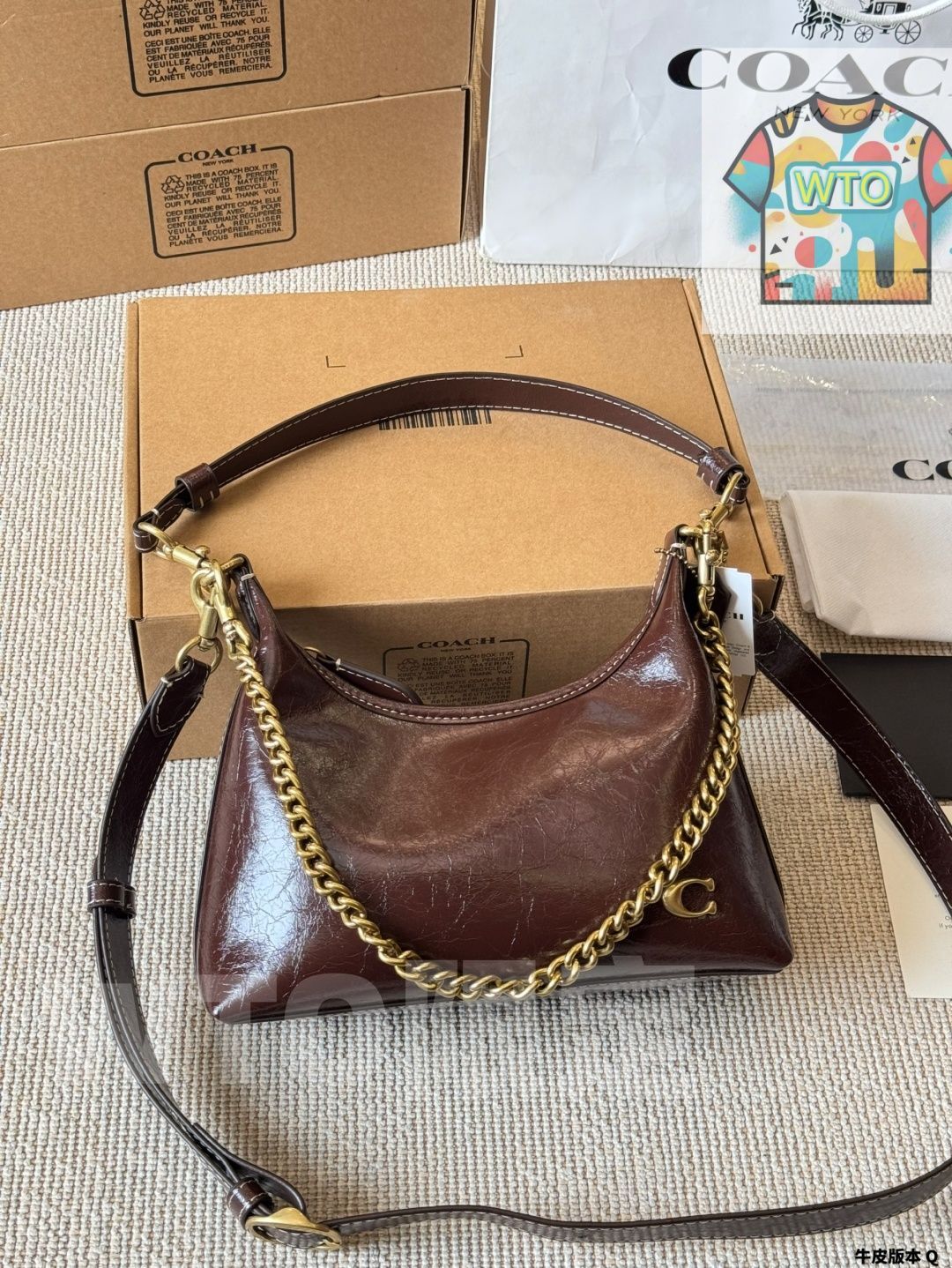 WTO通販 Coach コーチ ジュリエット ホーボー 復古的なスウィートクール感が満載-WTO輸入-VWL54