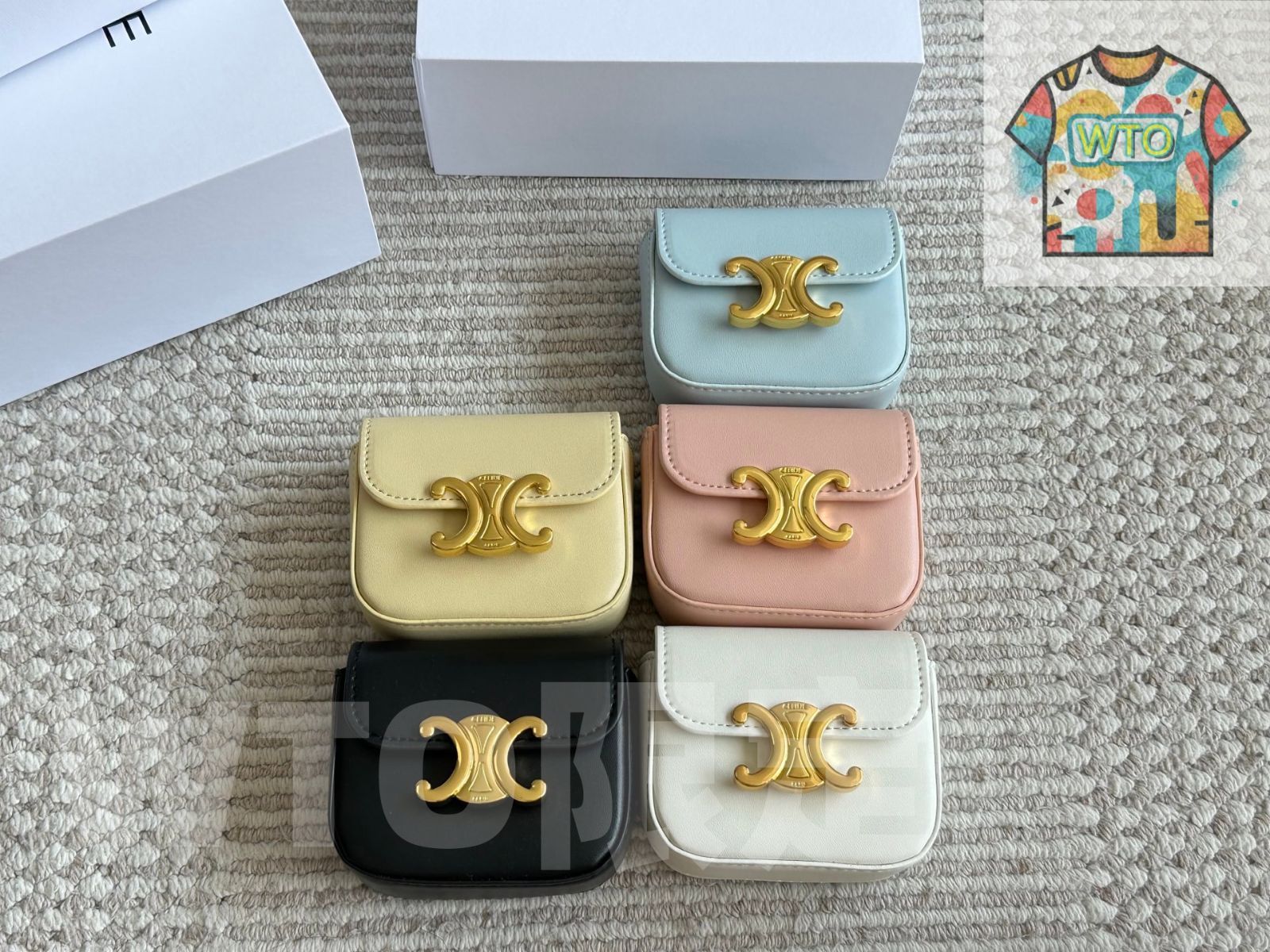 WTO通販 CELINE セリーヌ ミニトリウンフ新シリーズ クールとスウィートの新コンビネーション-WTO輸入-NTT91