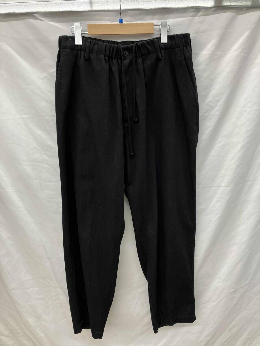 YOHJI YAMAMOTOヨウジ ヤマモト 綿パン HP-Ｐ69-009 ブラック サイズ２ M