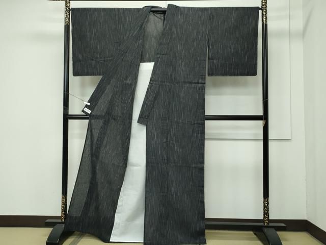 平和屋着物■極上　夏物　阿波しじら織　浴衣　濃紺地　やまと誂製　綿　逸品　未使用　CZAA4285s5 平和屋着物□極上 夏物 阿波しじら織 浴衣 濃紺地 やまと誂