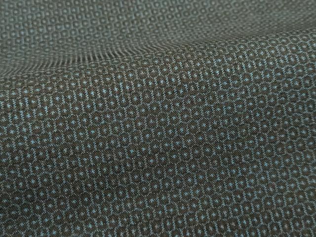 平和屋着物□極上 男性 本場大島紬 アンサンブル 100亀甲 総詰め 羽織