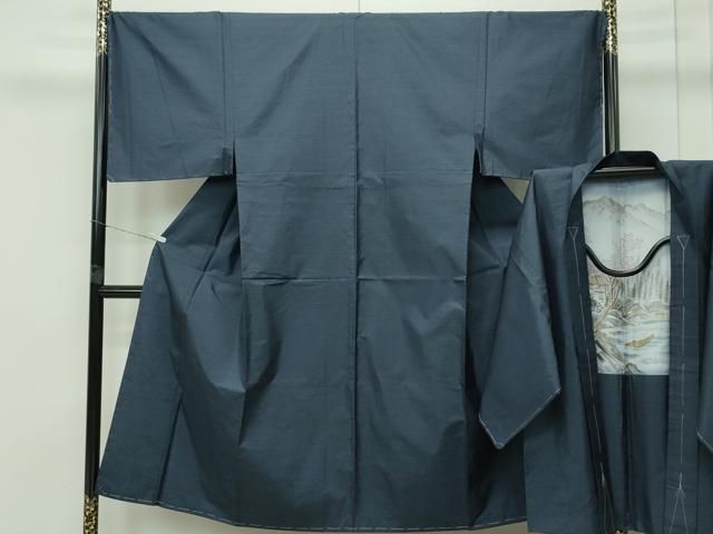 平和屋着物 上 男性 本場大島紬 アンサンブル 100亀甲 総詰め CZAA4288s5